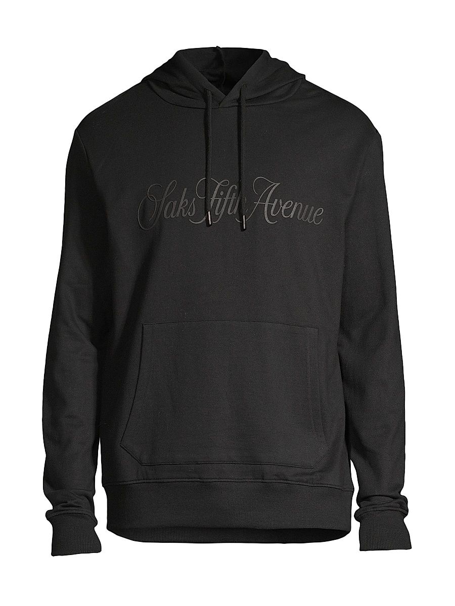 Men's COLLECTION Logo Cotton Hoodie - Moonless Night - Size XL