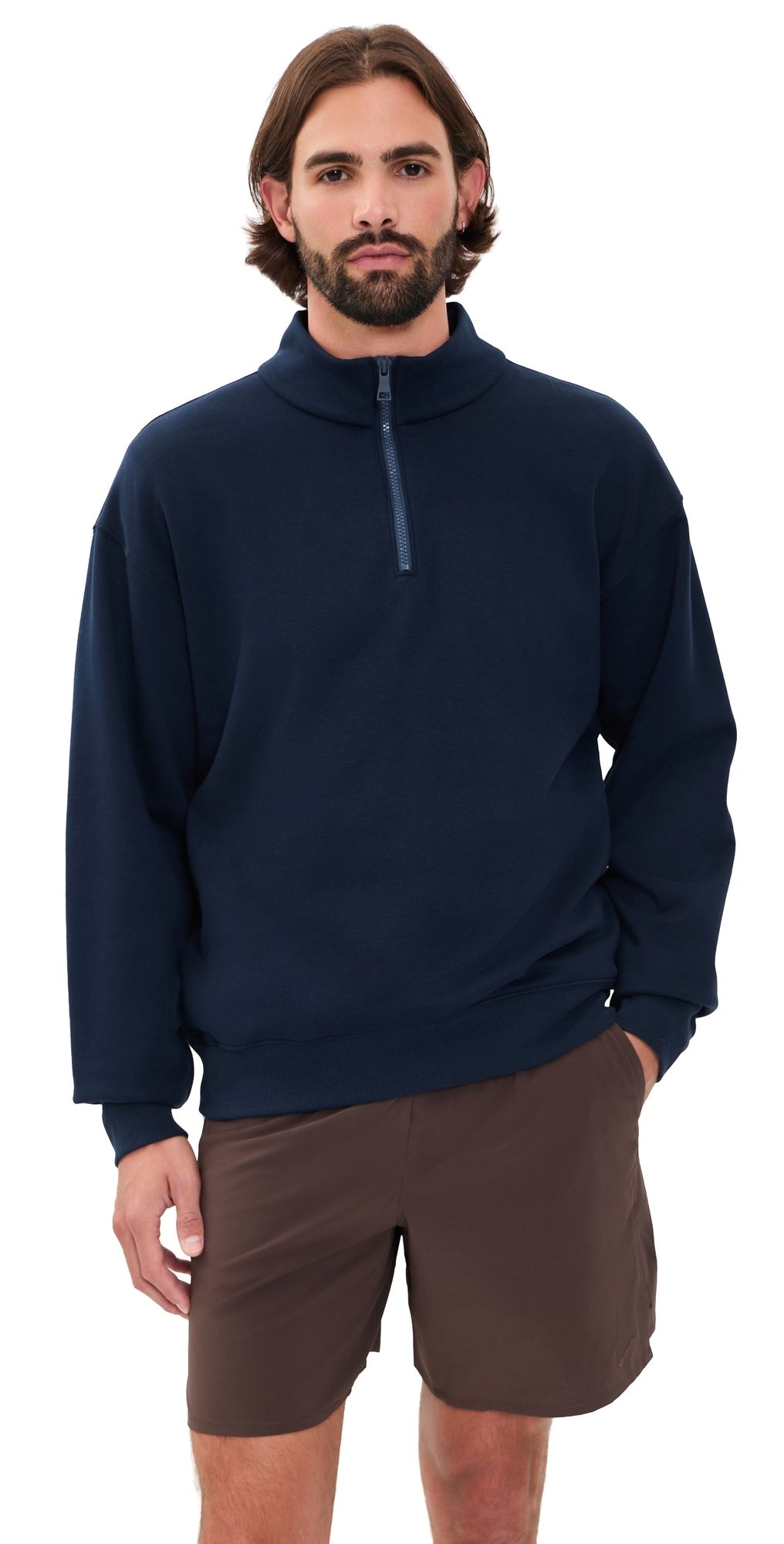 Beyond Yoga Luxefleece Half Zip Pullover Nocturnal Navy XL
