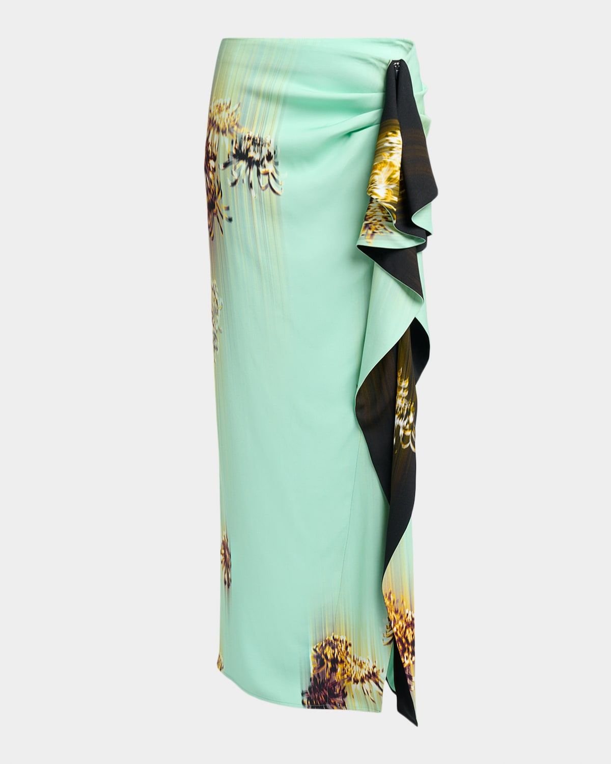 Cella Printed Double Crepe Skirt