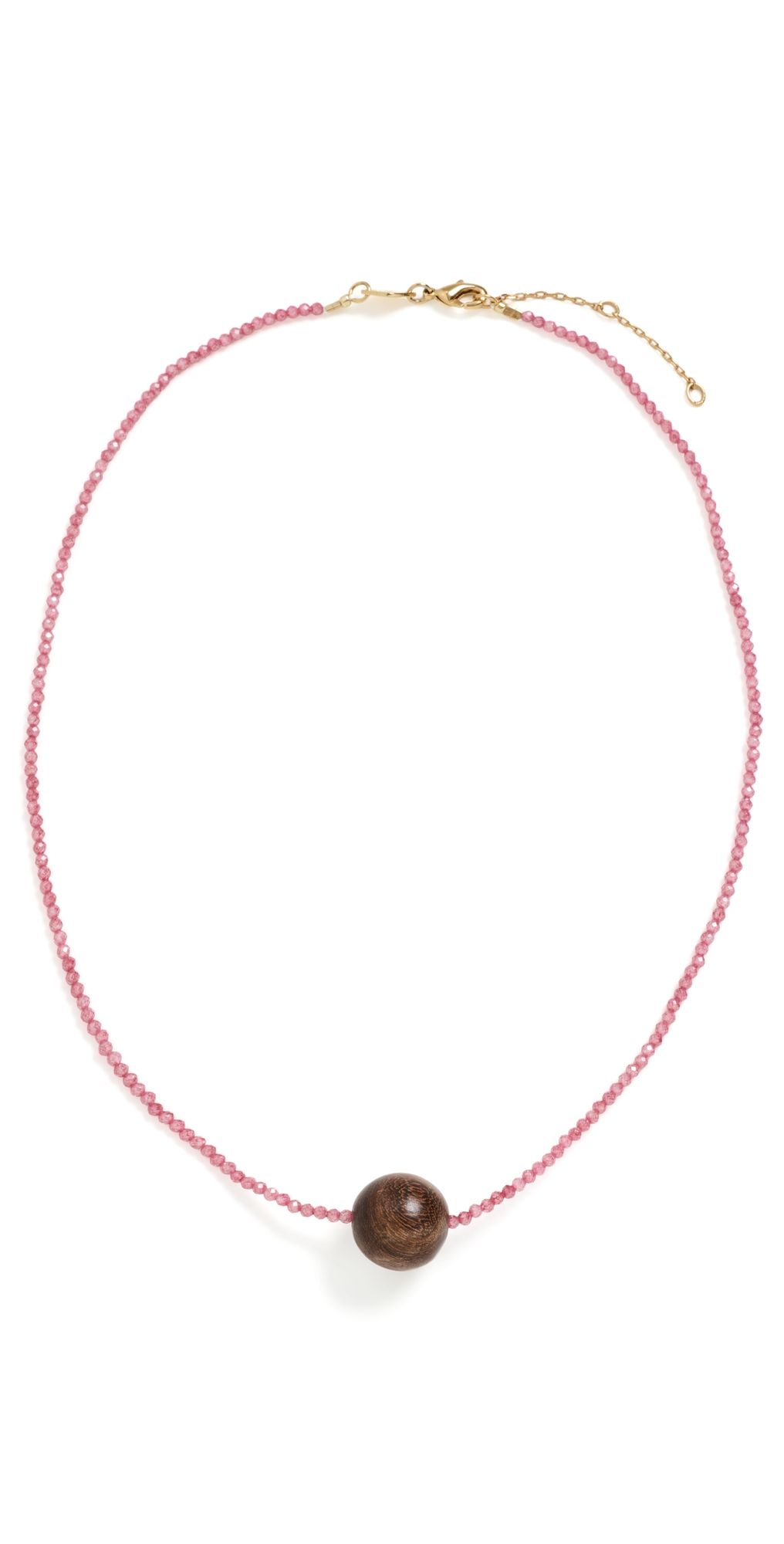 Anni Lu Pink Mood Necklace Hibiscus One Size