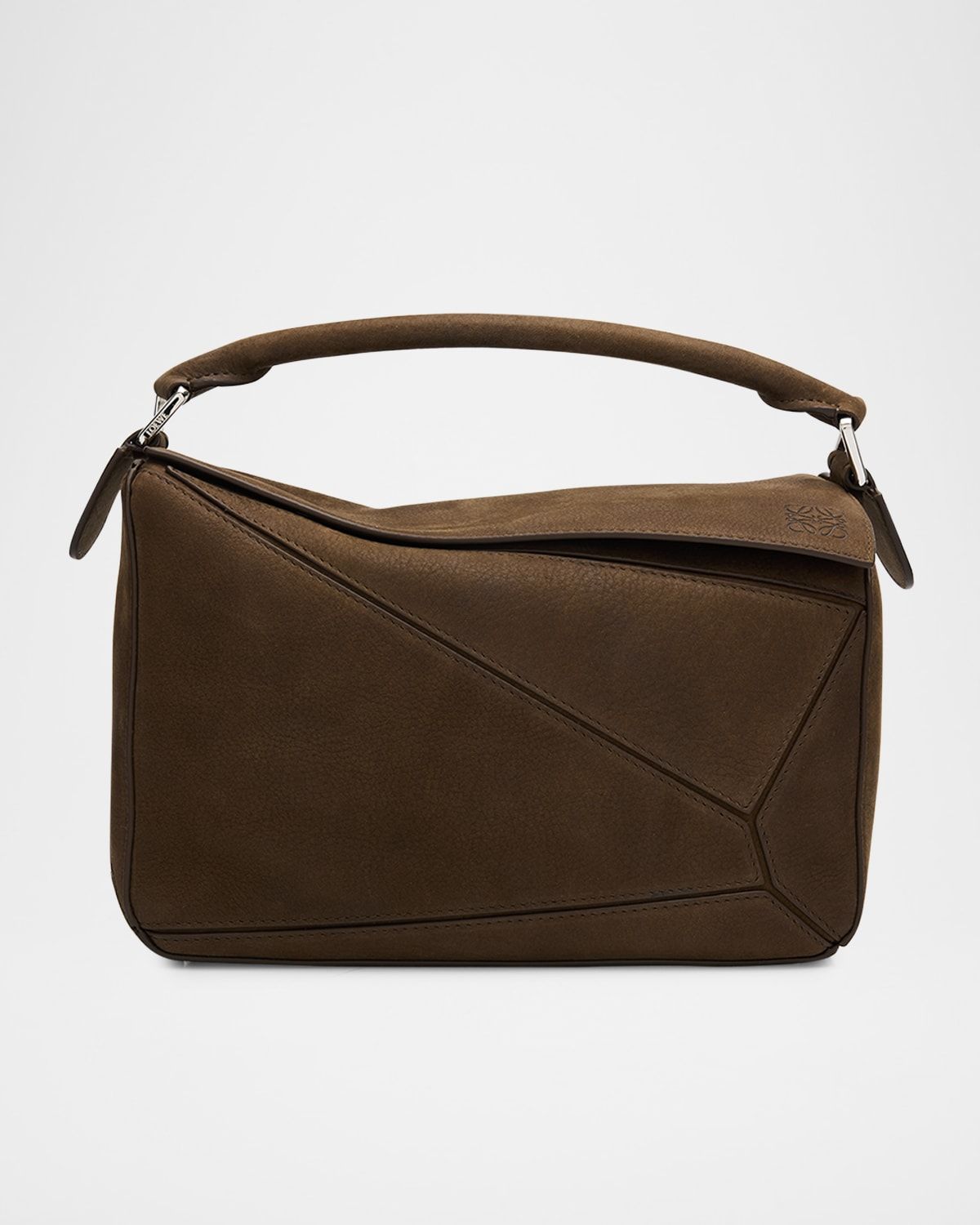 Puzzle Small Top-Handle Bag in Smooth Leather