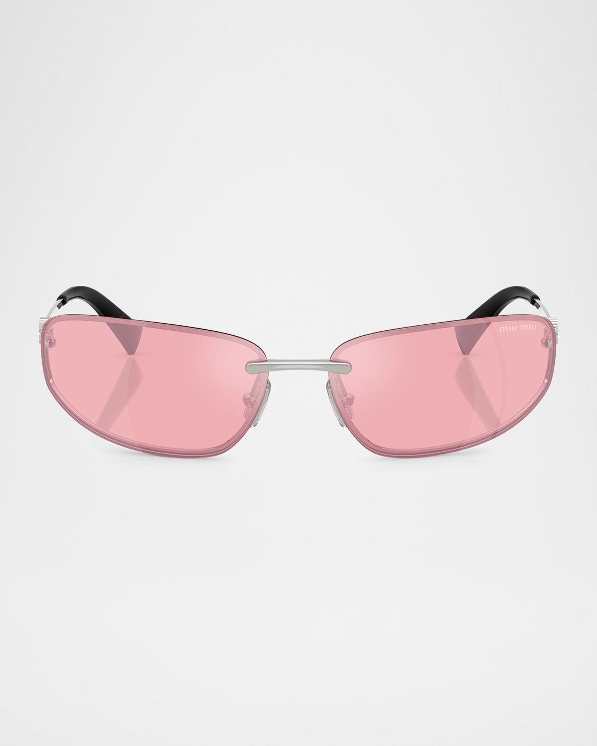 A50S Rimless Oval Metal Sunglasses
