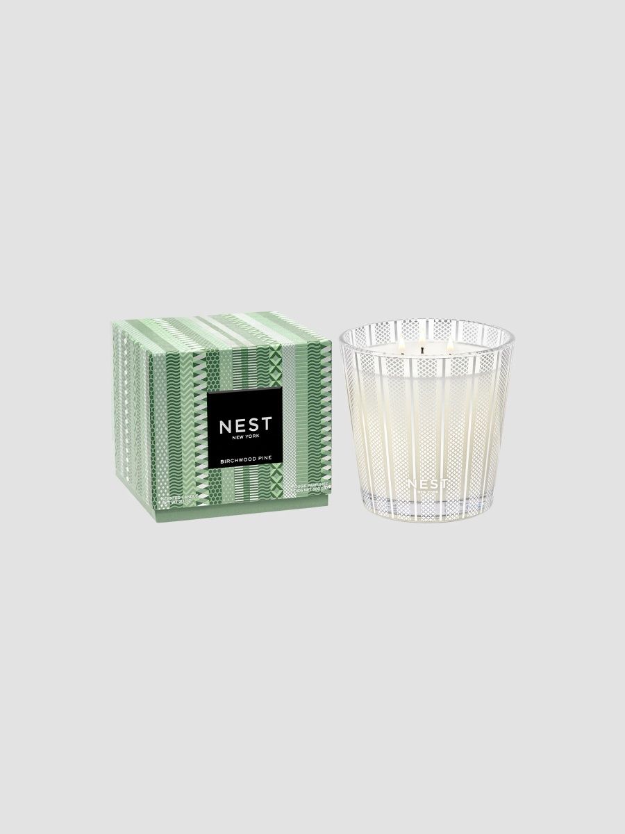 NEST New York Birchwood Pine 3-Wick Scented Candle