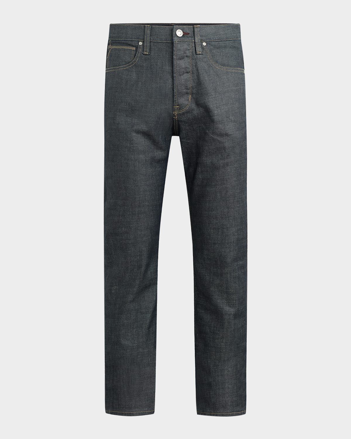 Men & apos;s Wes Classic Straight Jeans in Gray
