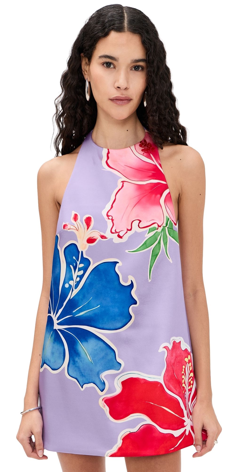 Retrofête Drexley Dress Hibiscus Lavendar L