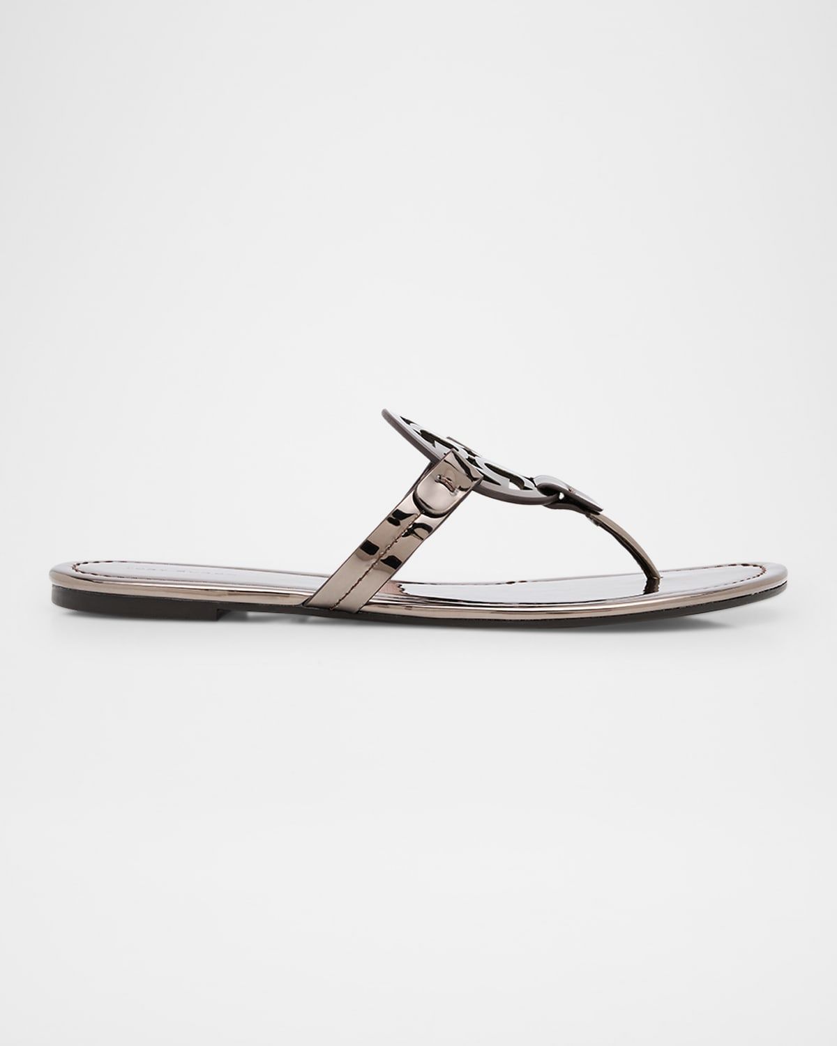 Miller Metallic Logo Thong Sandals