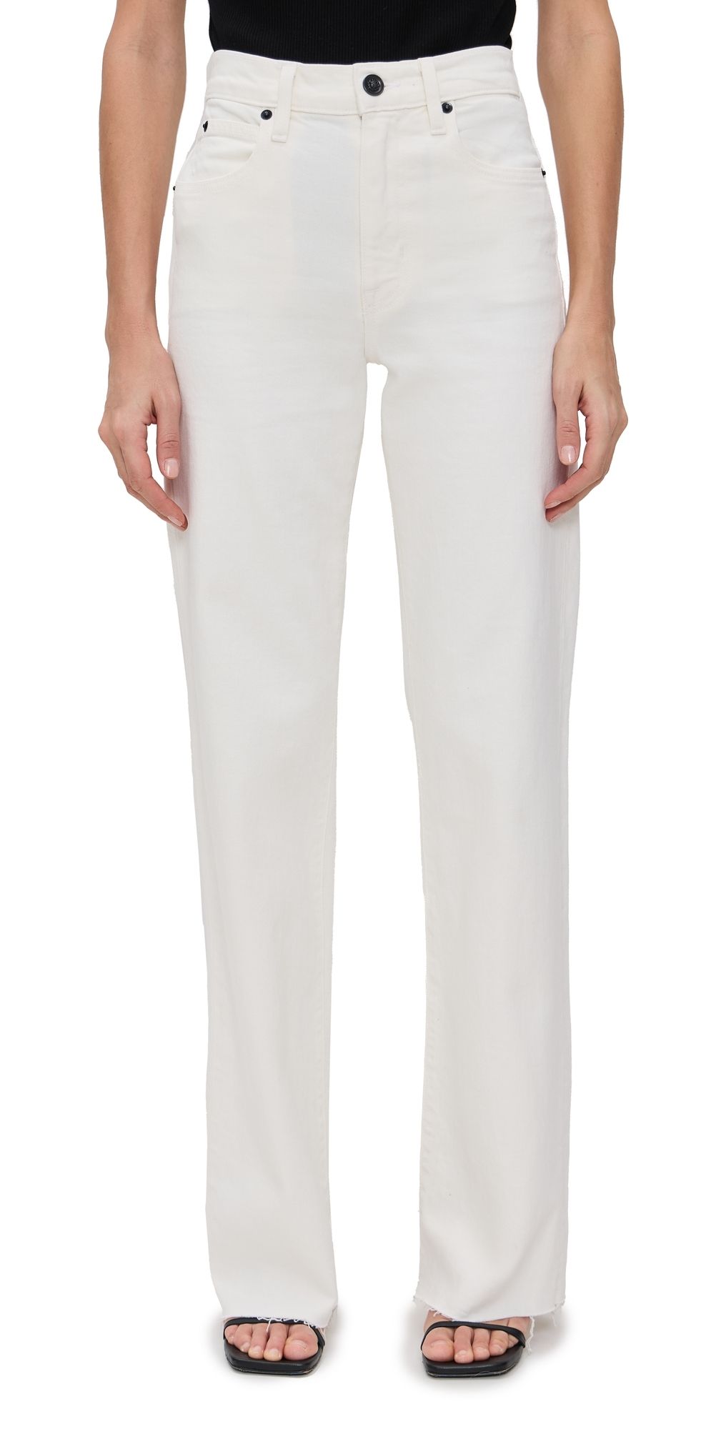 SLVRLAKE Grace Jeans White 26