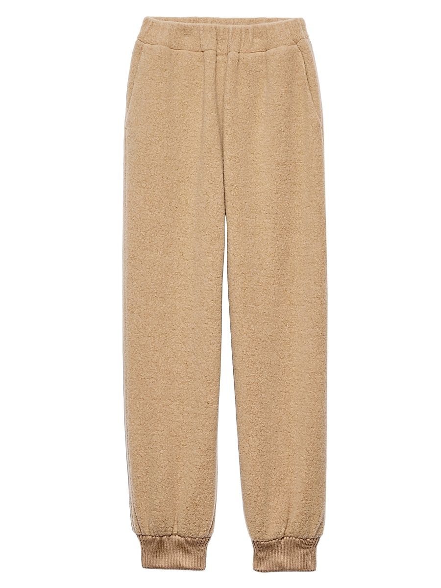 Women's Fleece Joggers - Brown - Size XS