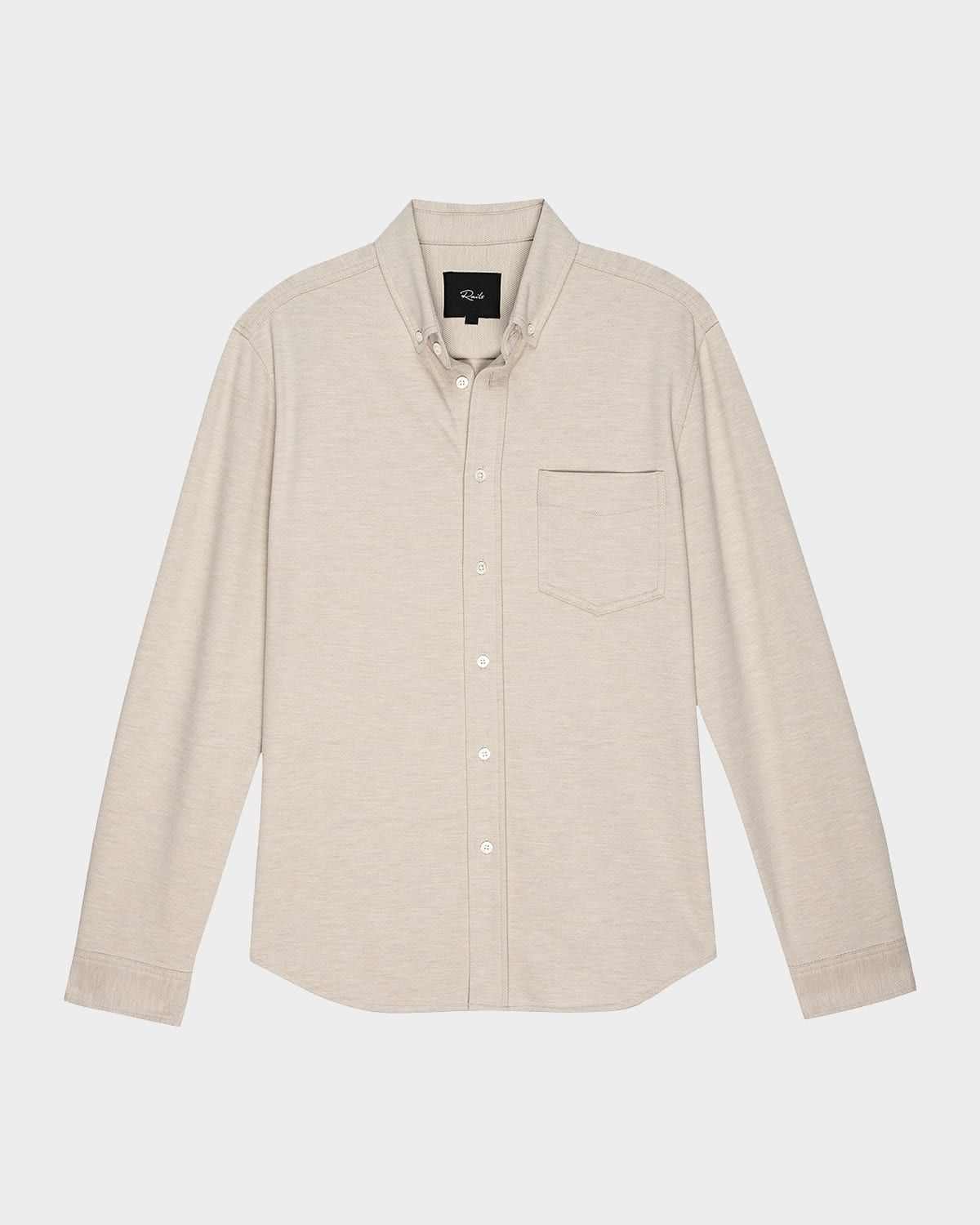 Men & apos;s Vincent Pique Knit Button-Down Shirt