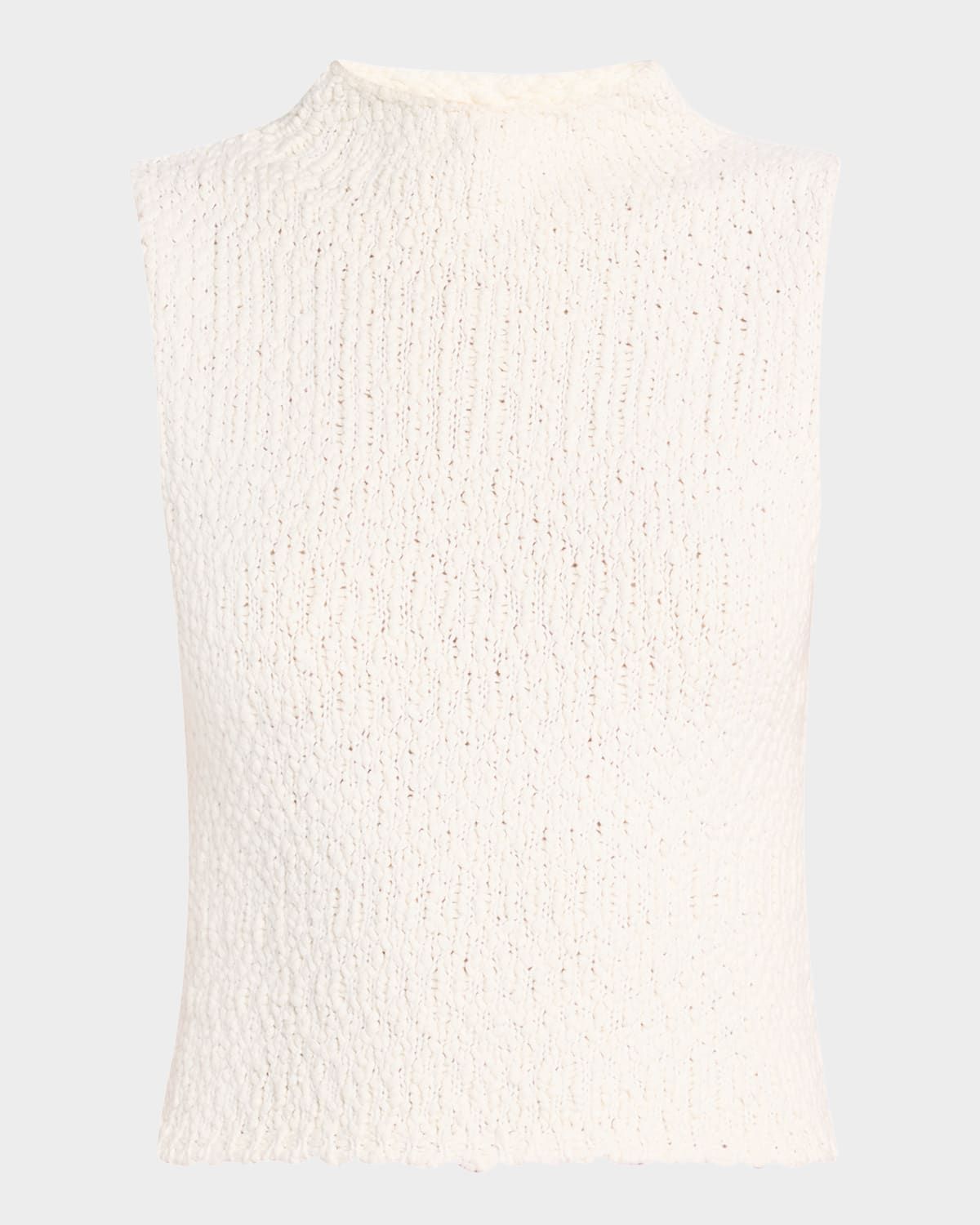 Atticus Roll-Neck Knit Tank Top