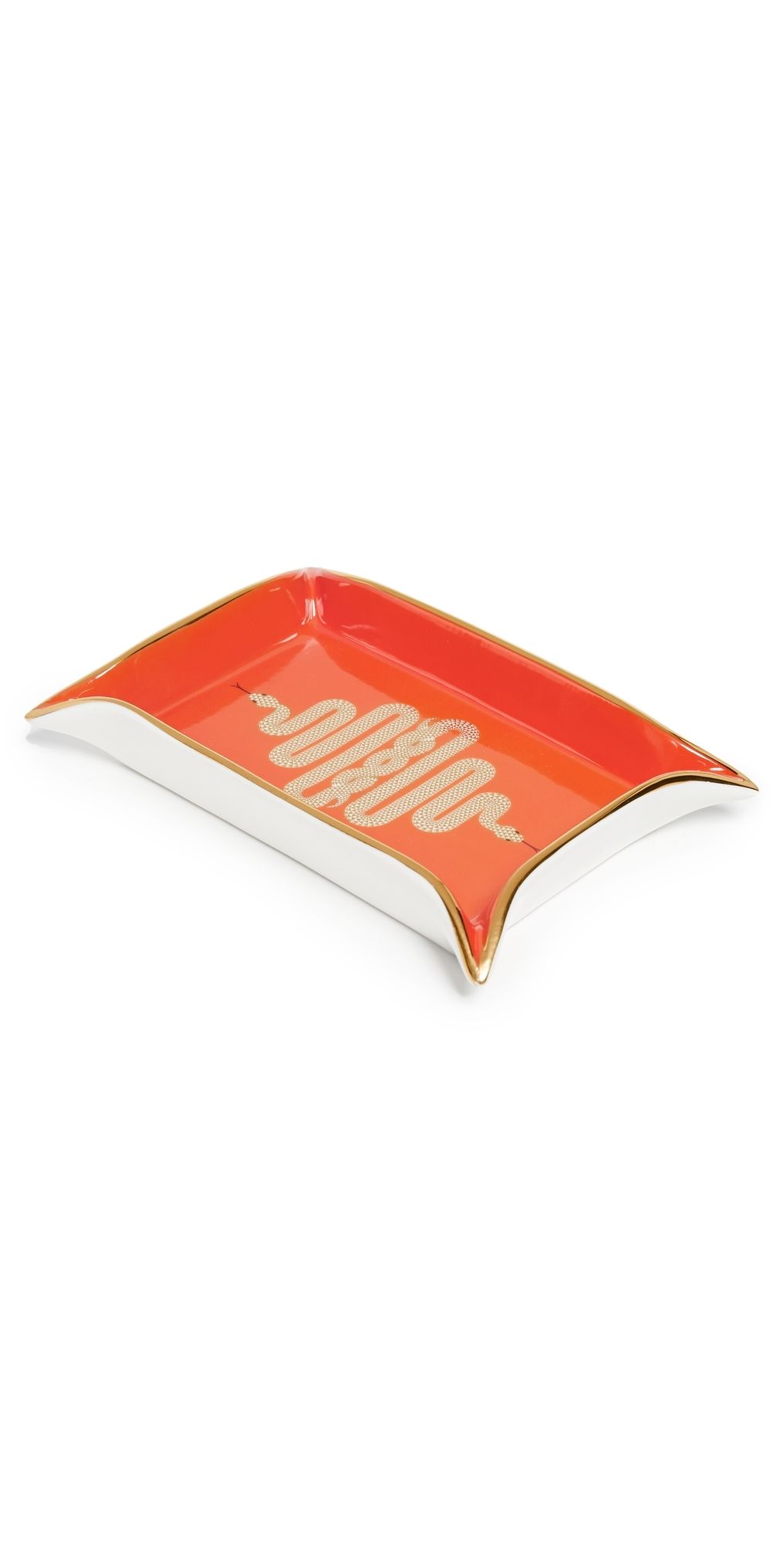 Jonathan Adler Snake Valet Tray Orange One Size