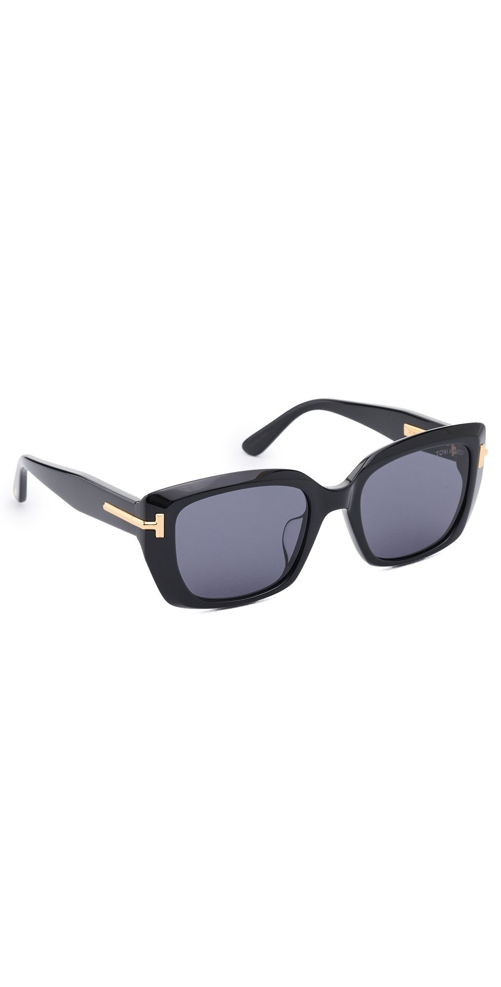 Tom Ford Icon Square Sunglasses Shiny Black One Size
