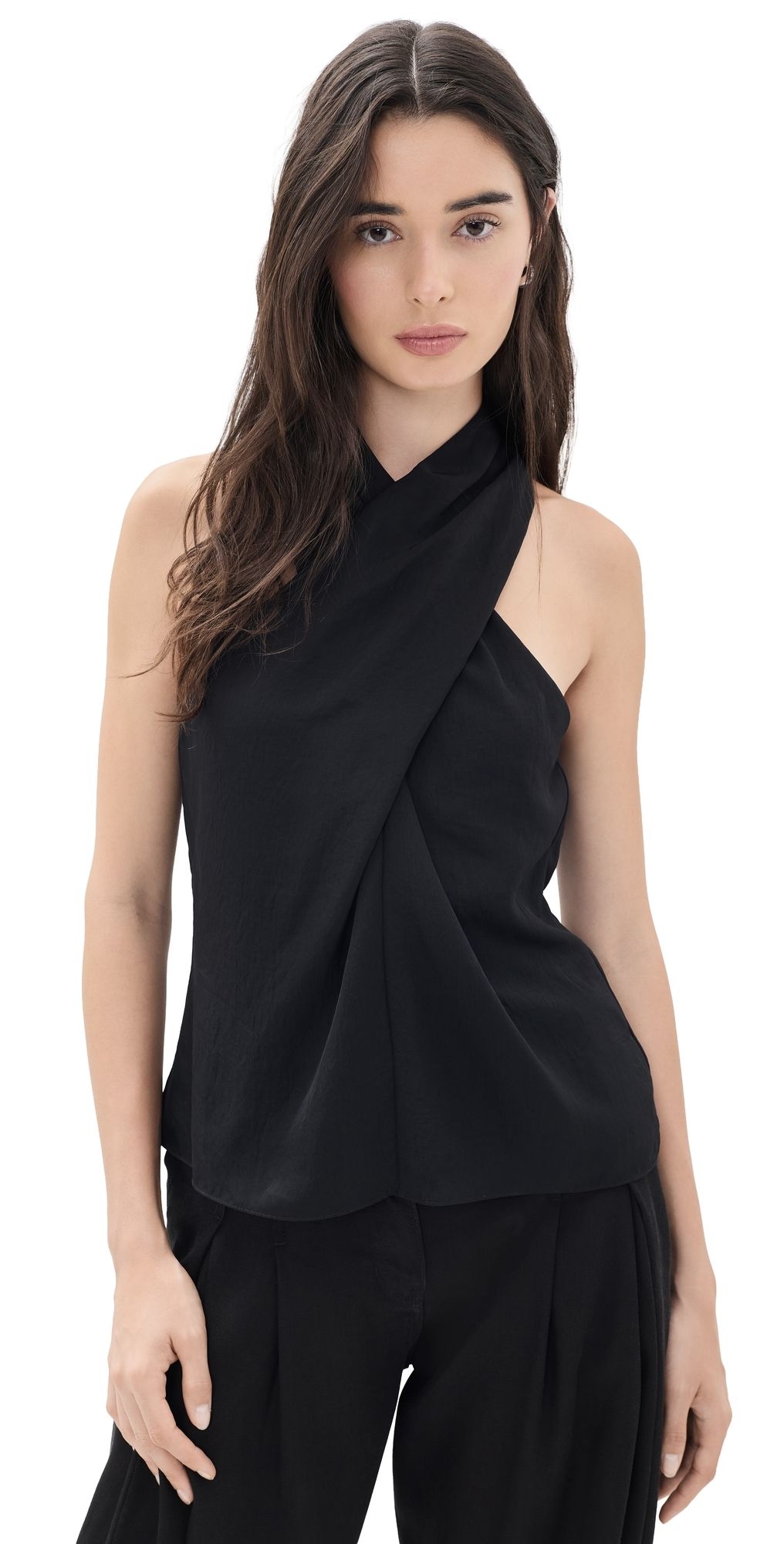 Theory Halter Top Black L