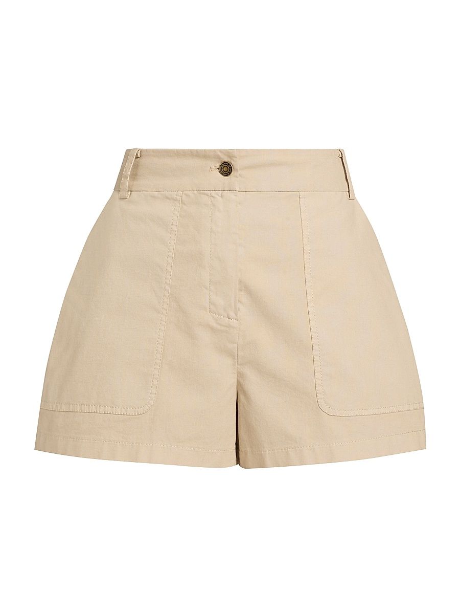 Women's Canvas Hilary Shorts - Sandstone - Size 14
