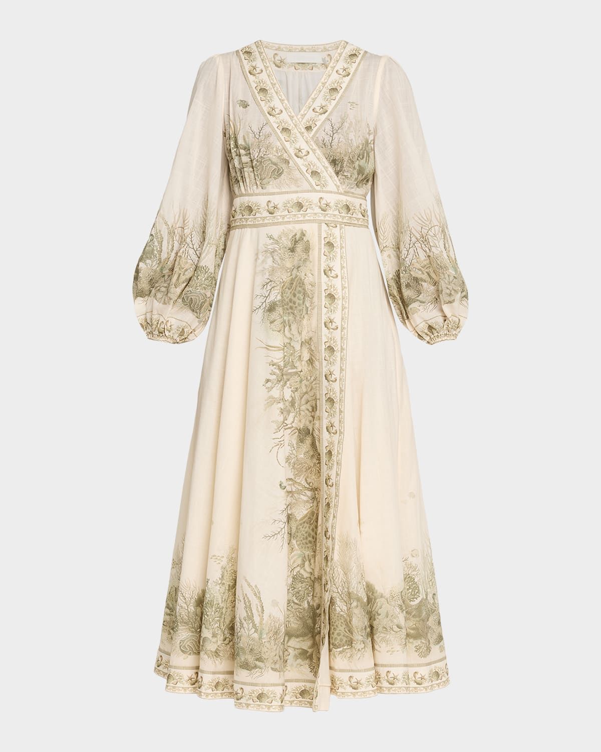 Wanderlust Wrap Midi Dress