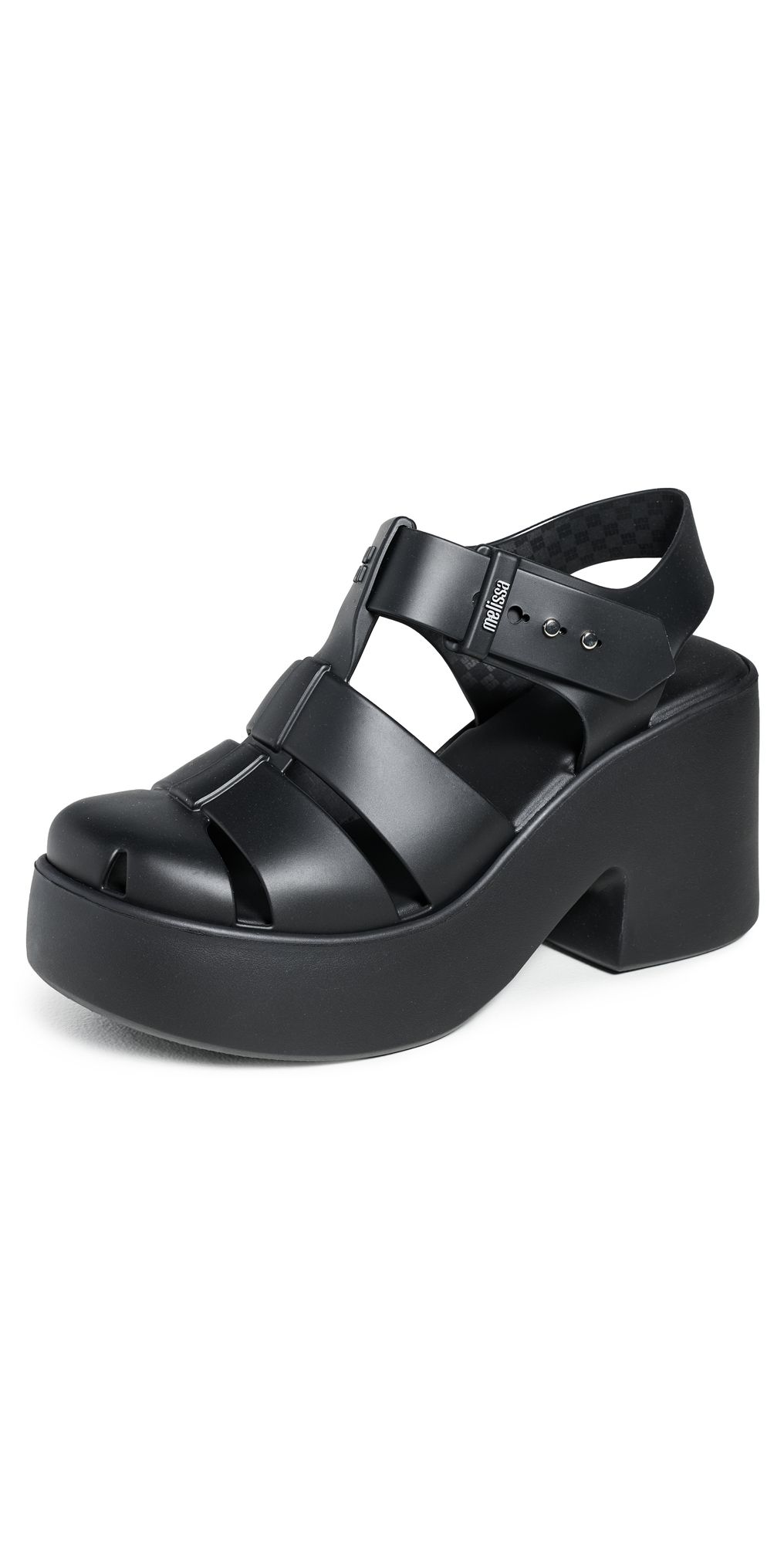 Melissa Melissa Lulu Sandals Matte Black 8