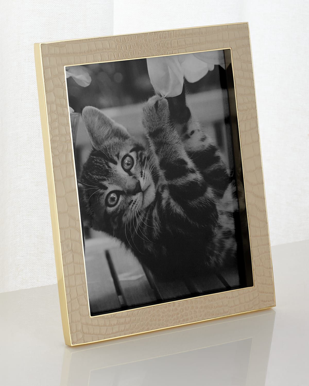 Classic Croc Leather Photo Frame