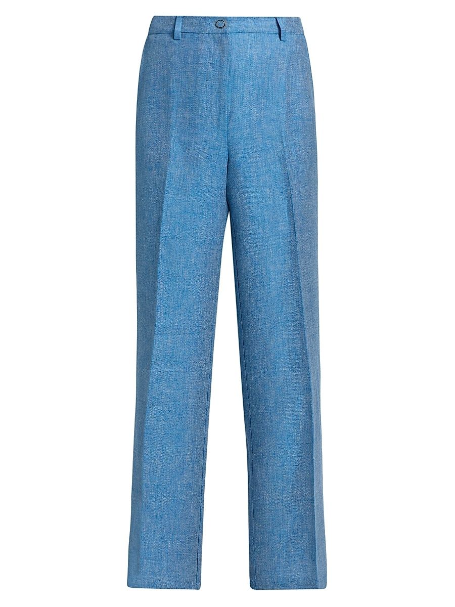 Women's The Edna Pintuck Pants - Celestial Blue - Size 16