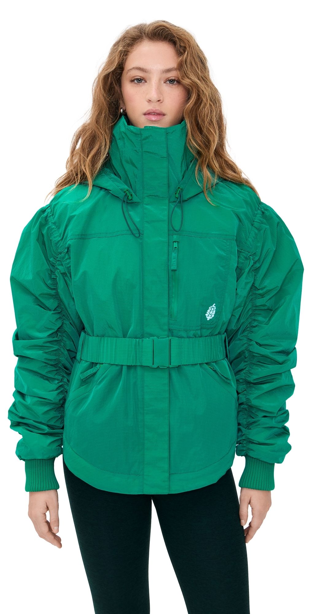 FP Movement Lift Laugh Love Jacket Green Glow M
