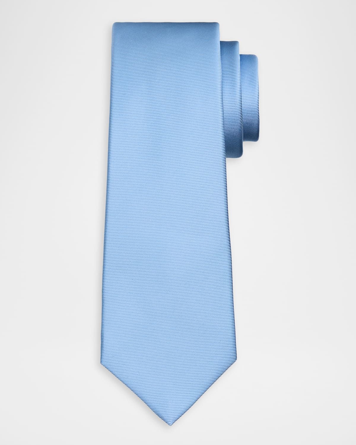 Men & apos;s Solid Silk 7-Fold Tie