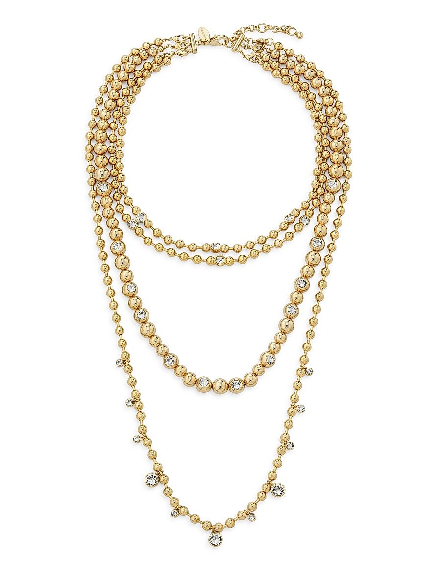 Women's Juliette Goldtone & Crystal Necklace - Gold