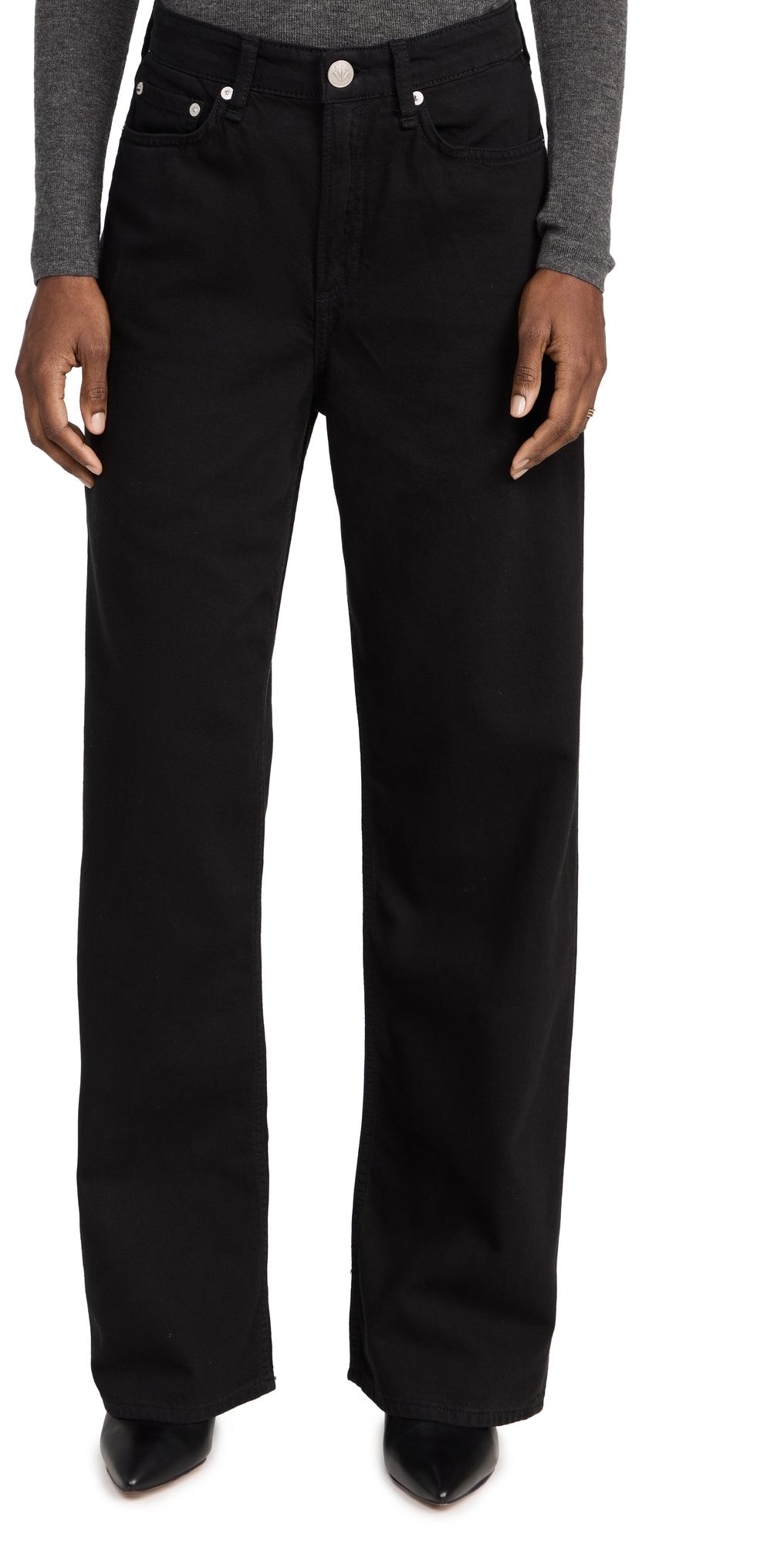 rag & bone Featherweight Logan Jeans Black 24