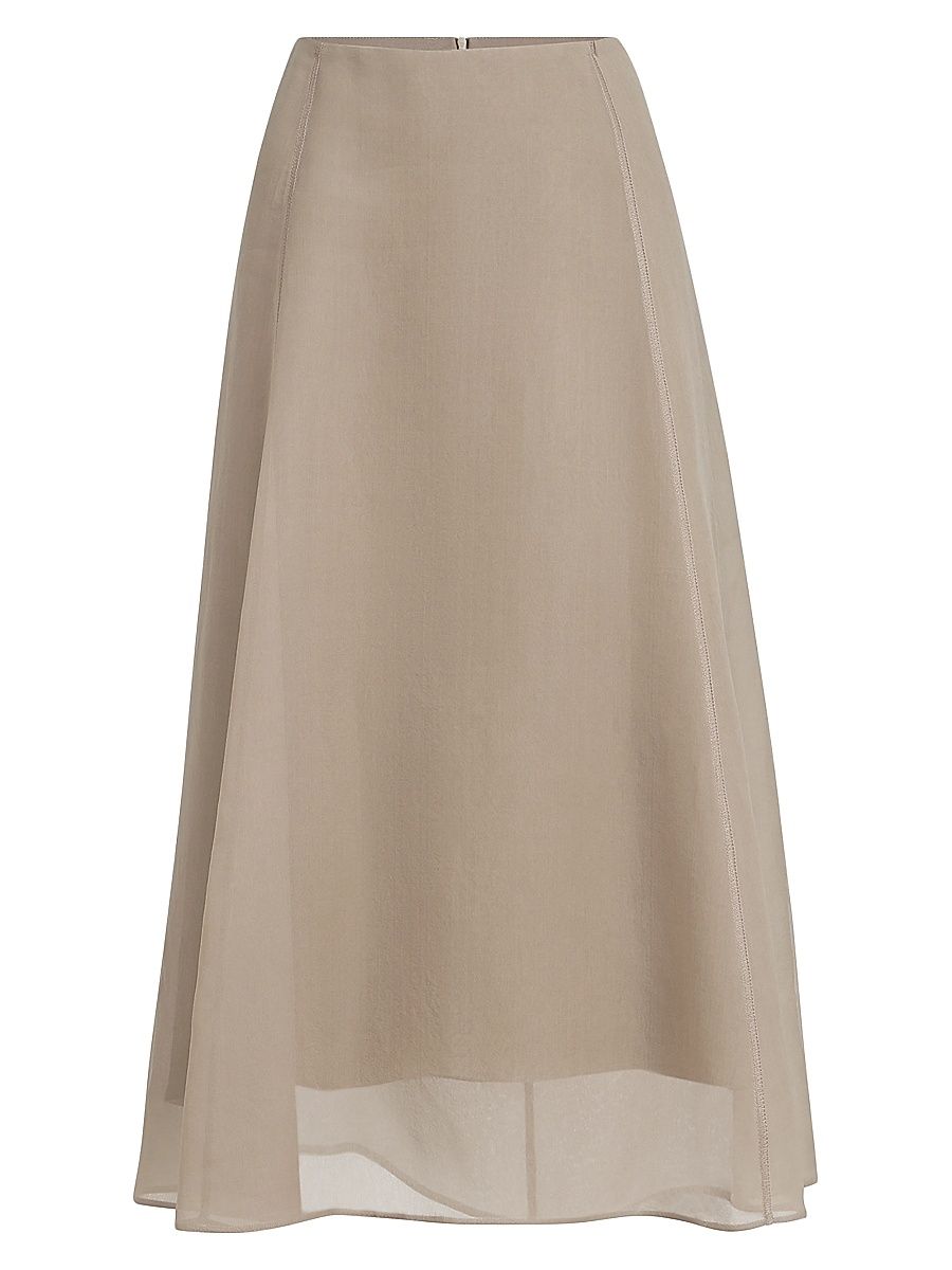 Women's Crispy Silk Circle Skirt - Rope - Size 16