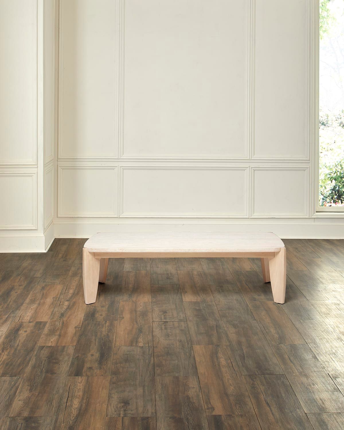 Rocco Travertine Cocktail Table