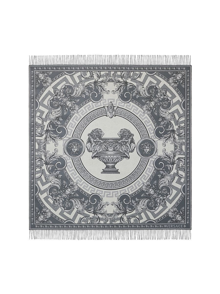 La Coupe Des Dieux Plaid Blanket - Silver