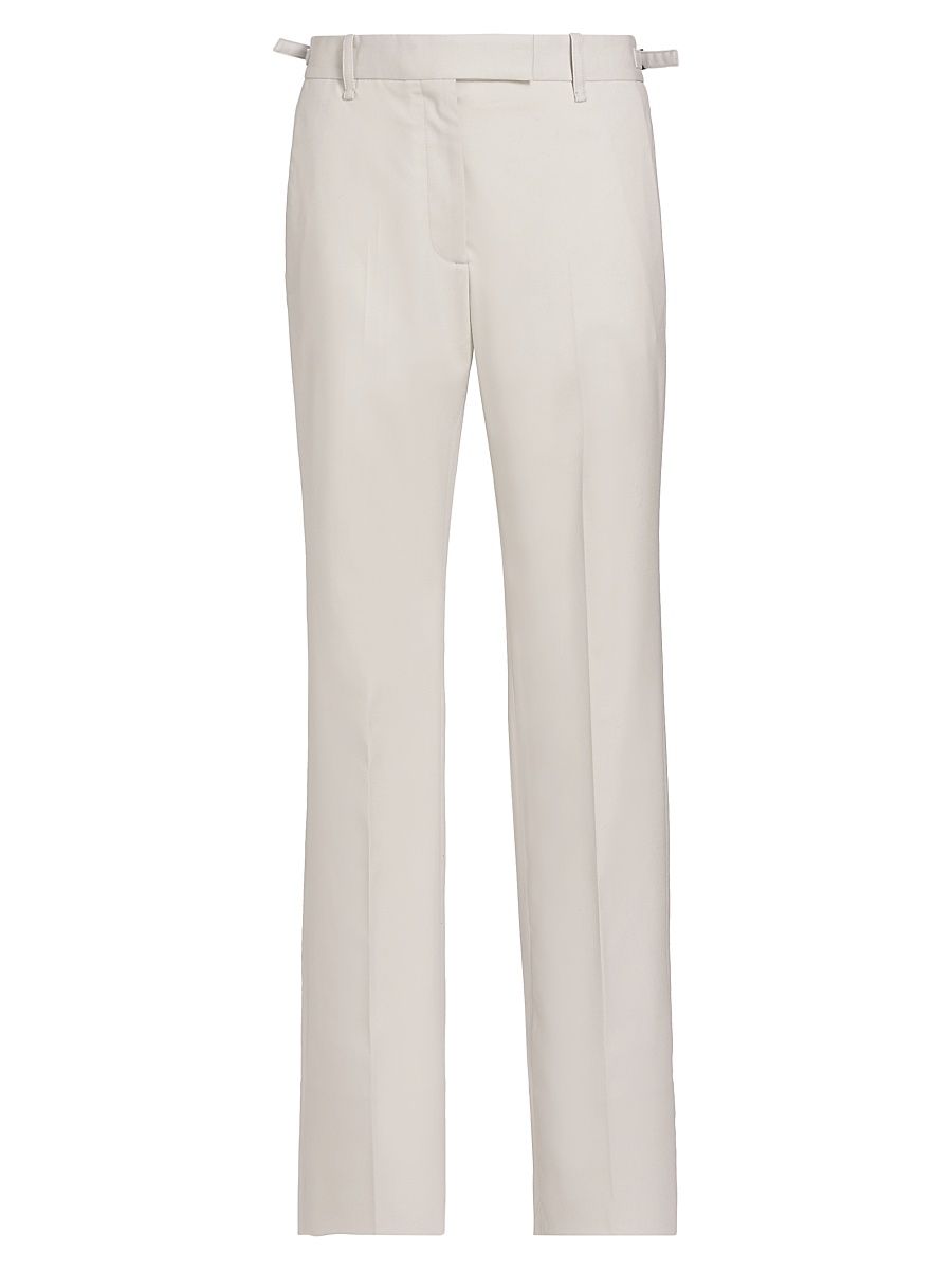 Women's Teddy Wool Twill Pants - Smoke - Size 12