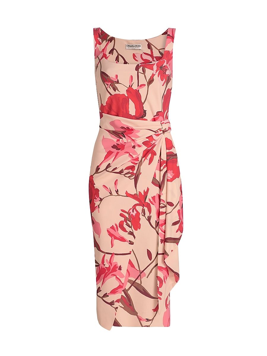 Women's Ermy Floral Print Midi-Dress - Carole Rose - Size 8