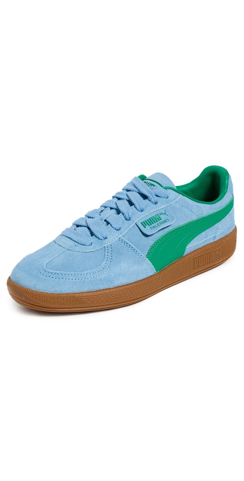 PUMA Palermo Sneakers Team Lt Blue/Sport Green/Gum 7