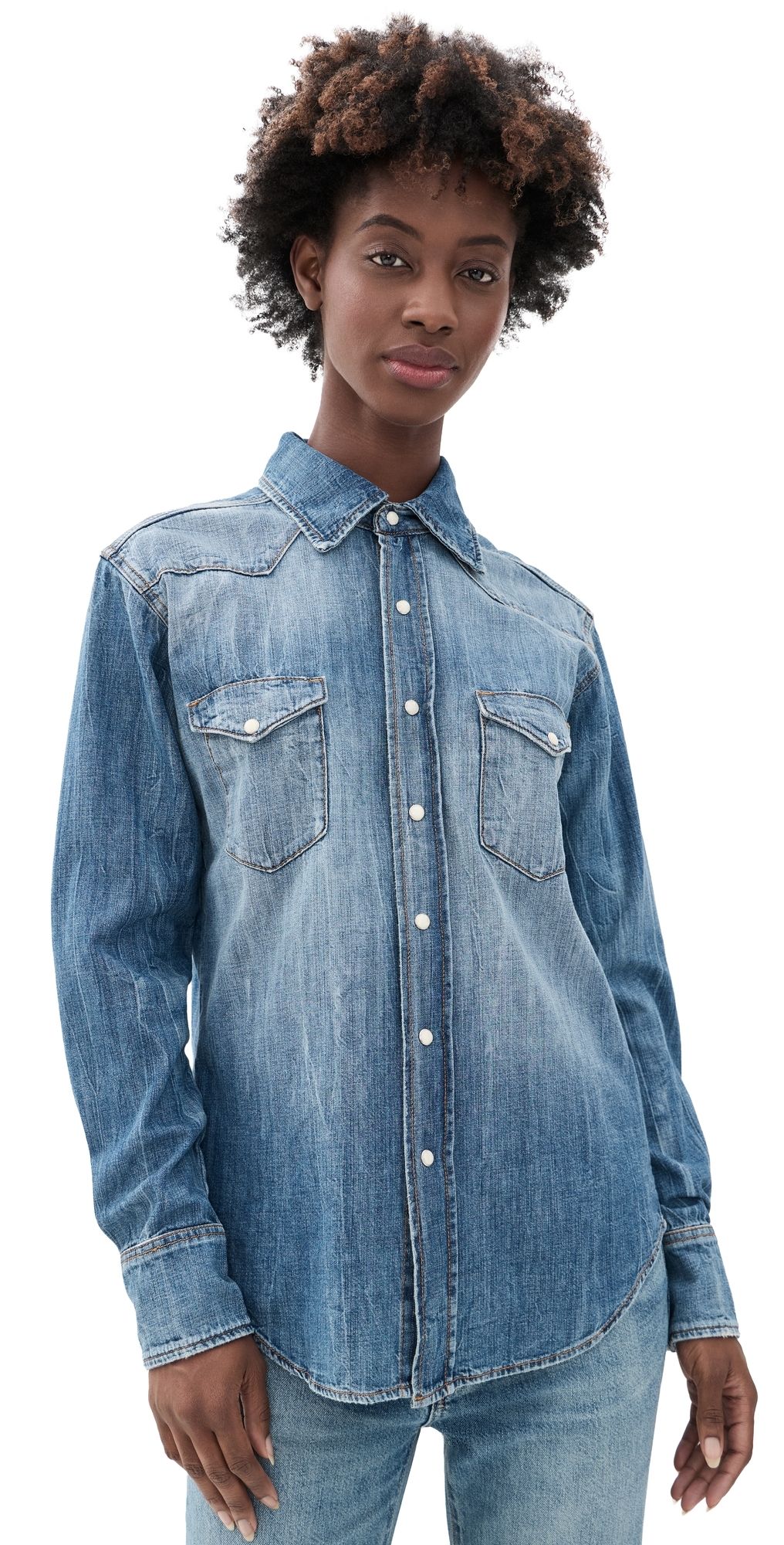 Éterne Ellis Shirt Medium Indigo XL