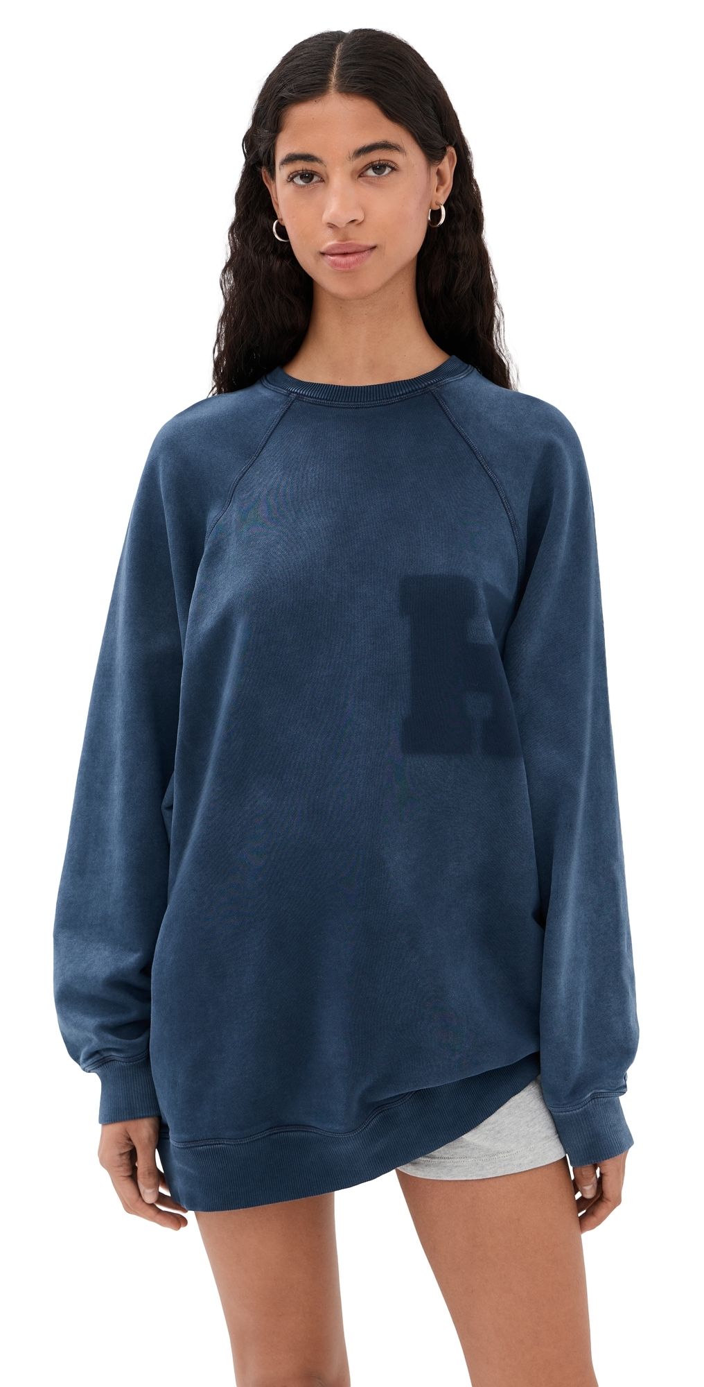 HALFBOY Over Crew Sweatshirt Mood Indigo L