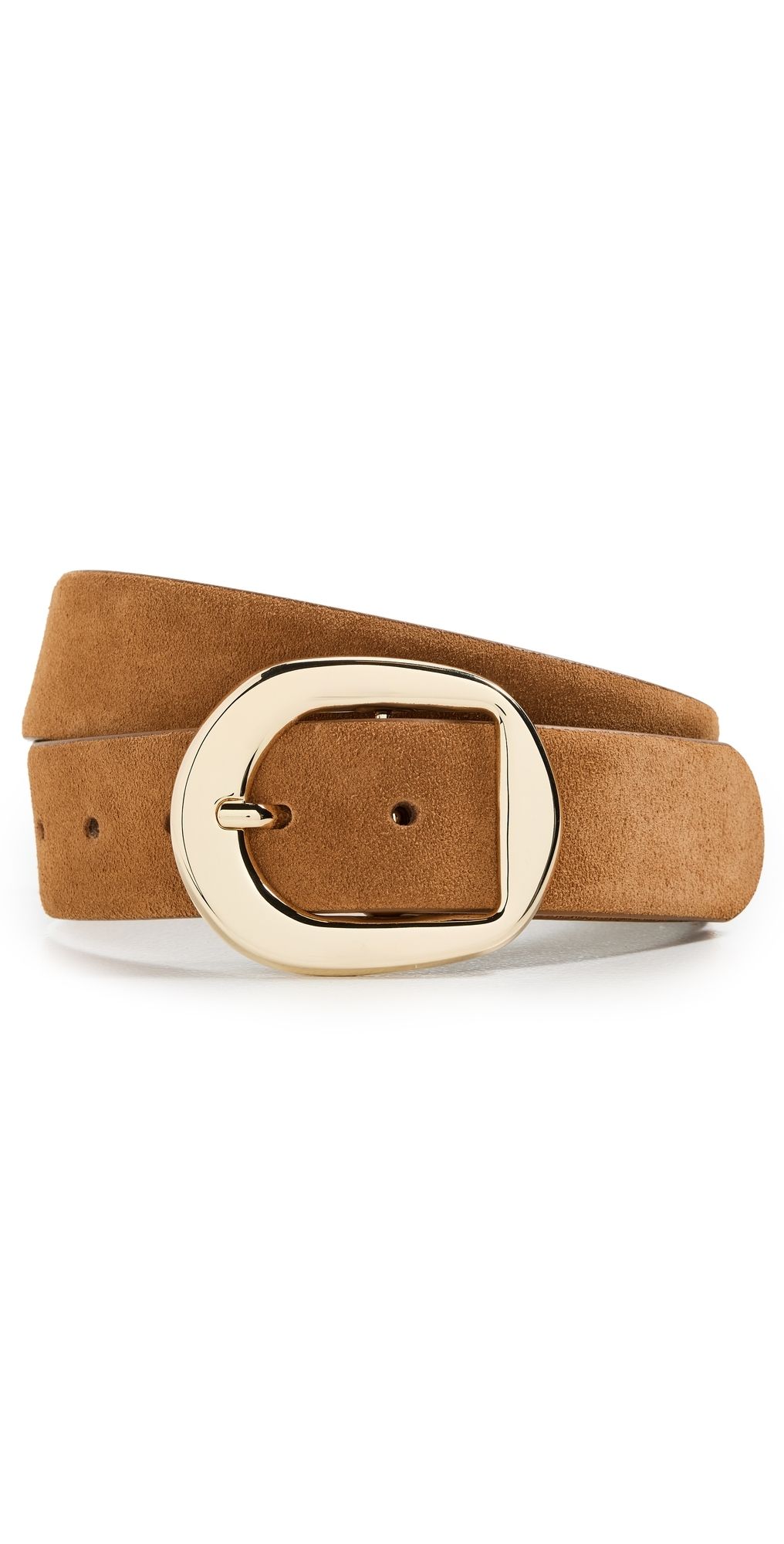 B-Low The Belt Greyson Suede Belt Sienna/Gold M