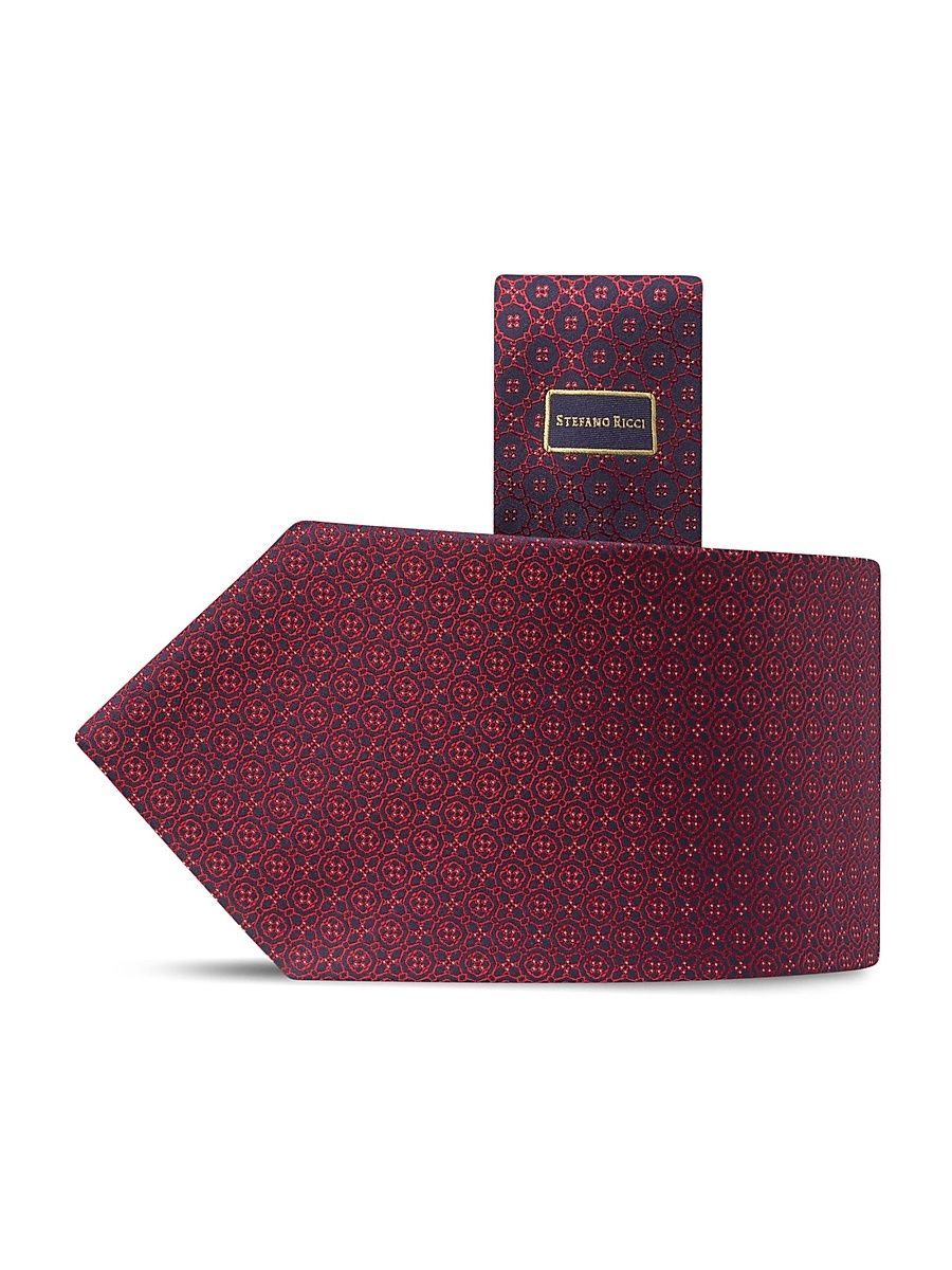 Men's Luxury Tie - Dark Red
