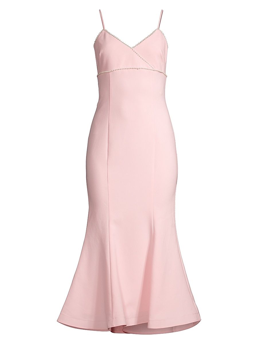 Women's Meritt Embellished Trumpet Dress - Rose Shadow - Size 14