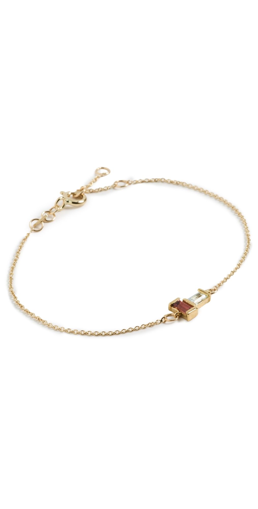 ALIITA Tu Y Yo Baguette Bracelet Pink/Red One Size