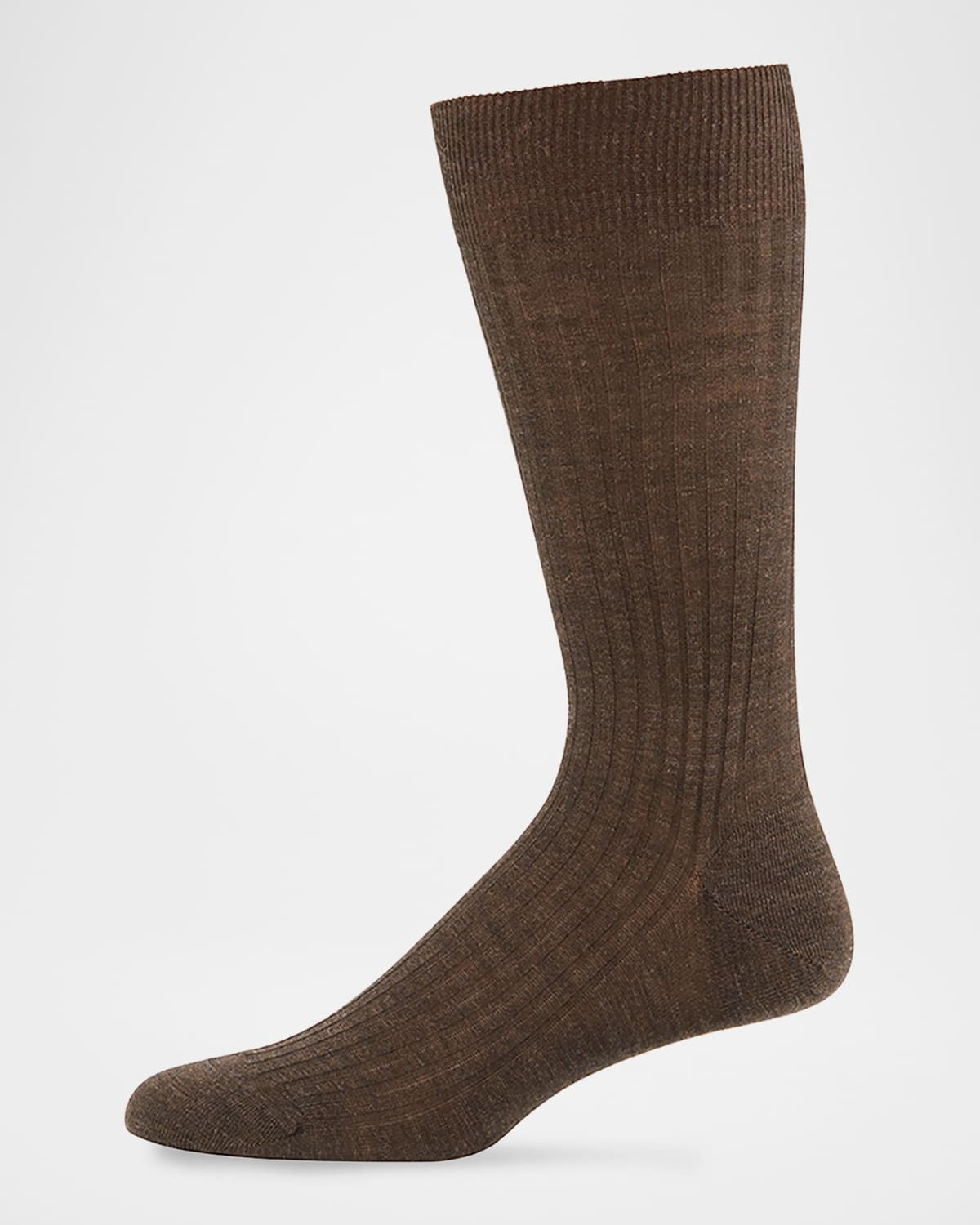 Men & apos;s Laburnum Ribbed Wool Mid-Calf Socks