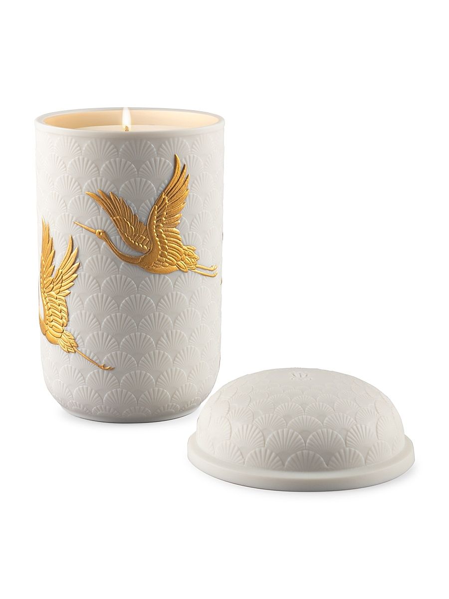 Redwood Fire Scent Golden Cranes Candle