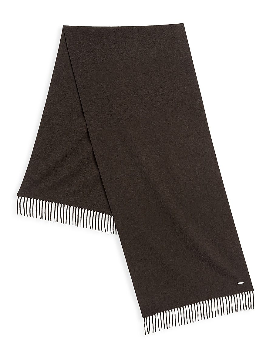 Men's Grande Unita Cashmere Scarf - Coffee