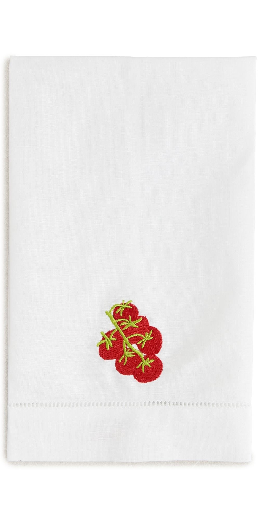 Abbode Tomato Tea Towel White One Size