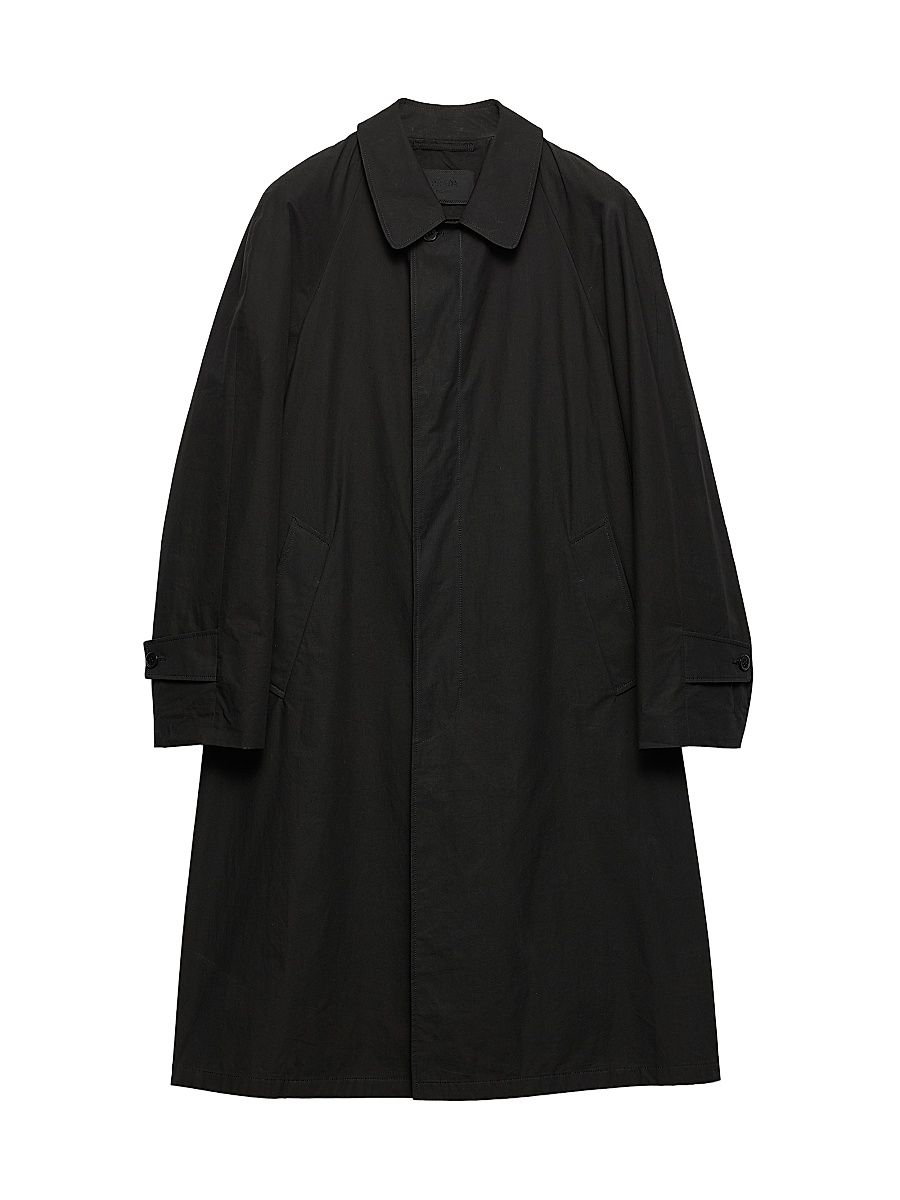Men's Cotton Coat - Black - Size 40