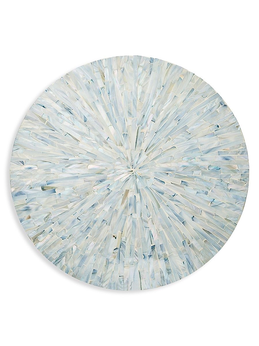 Tahiti Capiz Shell Placemat - Periwinkle