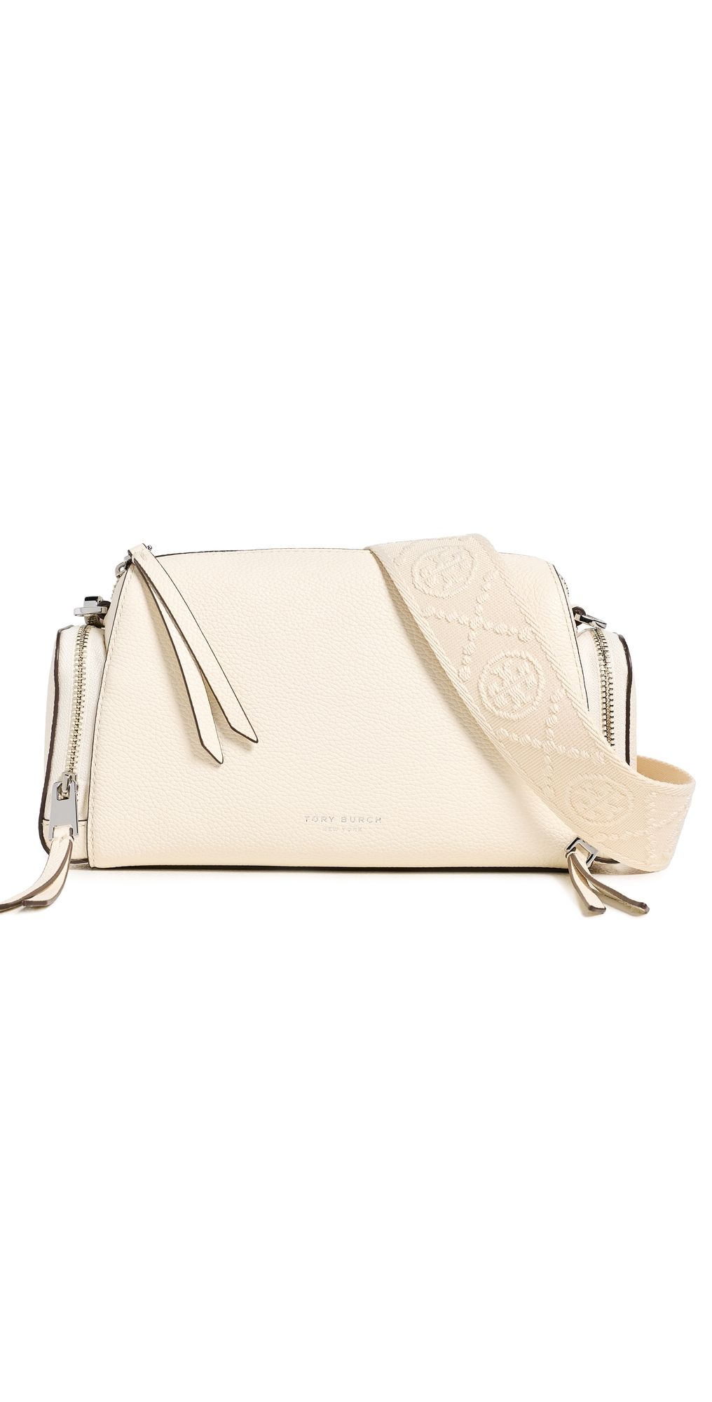 Tory Burch Perry Voyager Handbag Light Cream One Size