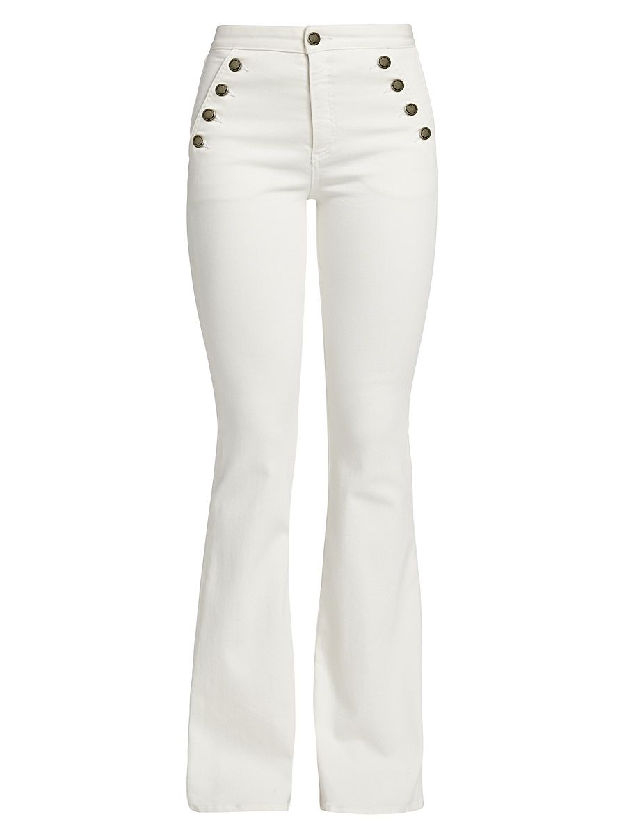 Women's Helena Flare Jeans - White - Size 30