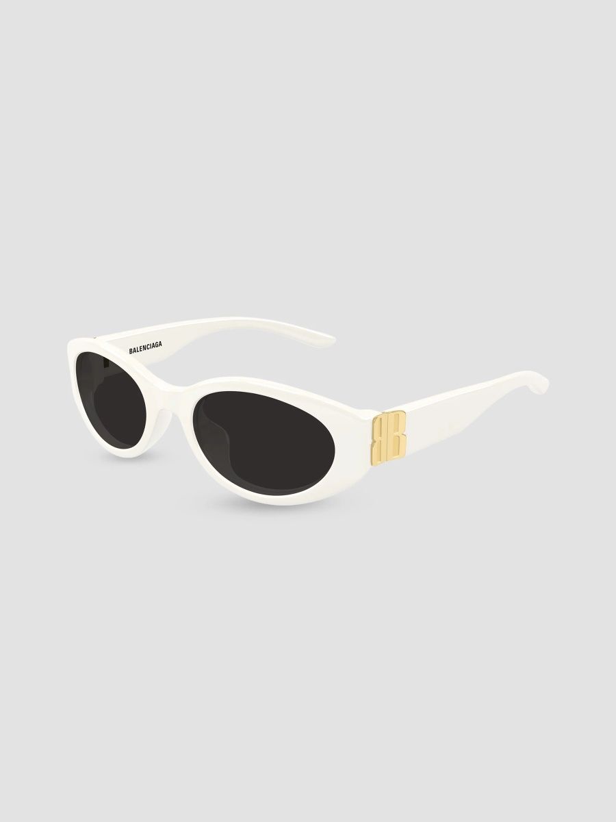 Balenciaga Women's Everyday Cosmo 55MM Oval Sunglasses - White