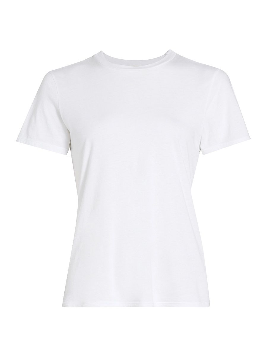 Women's Mariela Cotton Crewneck T-Shirt - White - Size XL