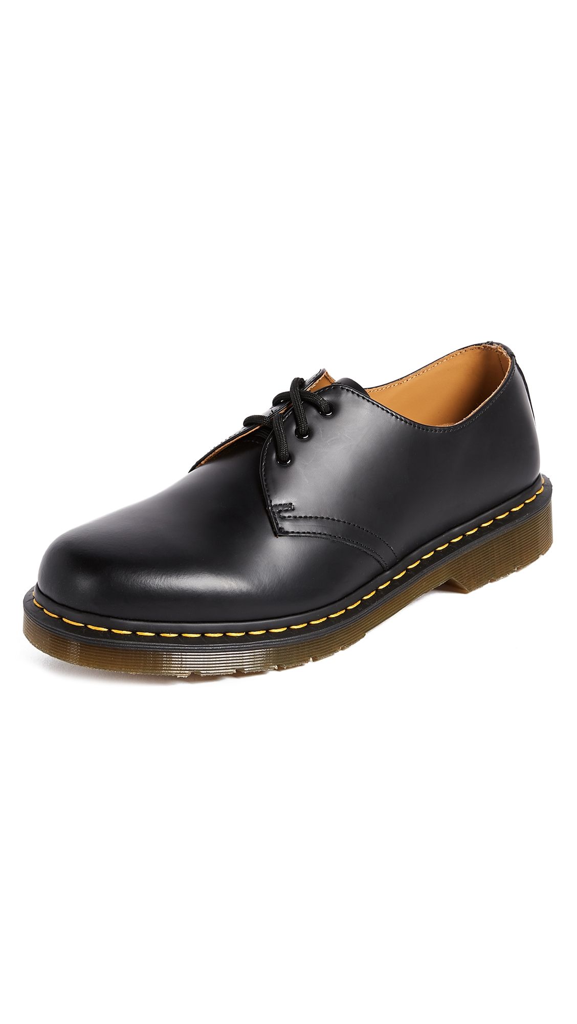Dr. Martens 1461 3 Eye Gibson Lace Up Black 7