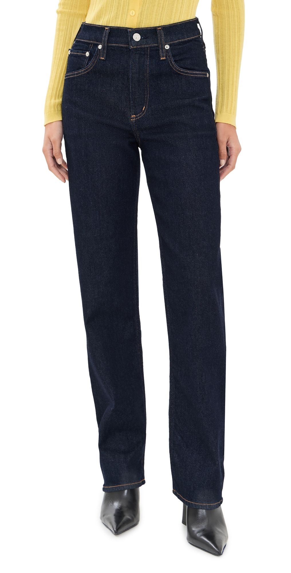 Citizens of Humanity Palma Straight Long Jeans Inky Rinse 29